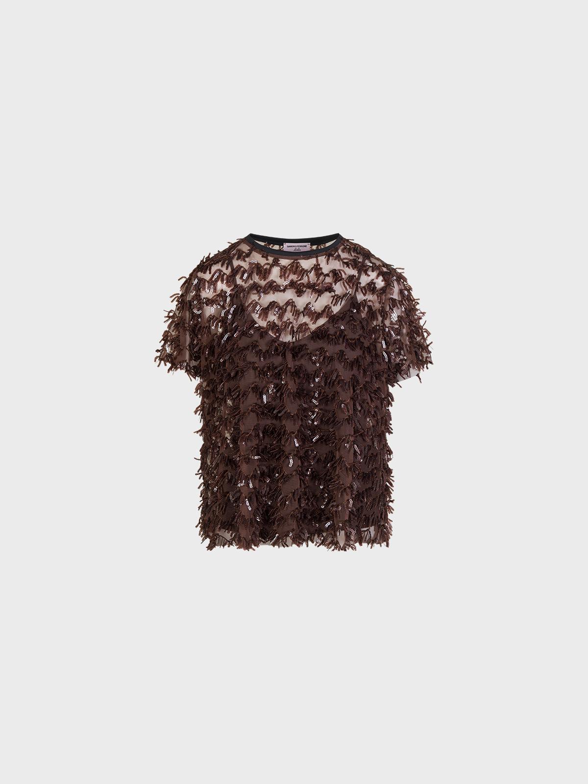 Blusa Con Paillettes