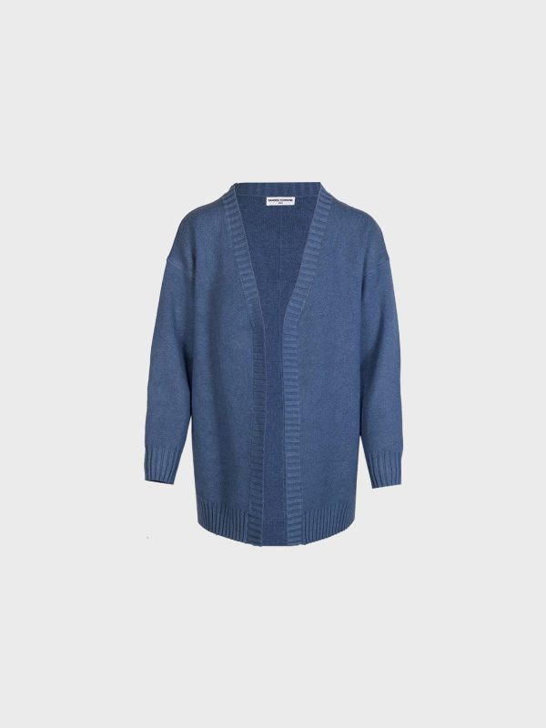 Cardigan Basic In Maglia