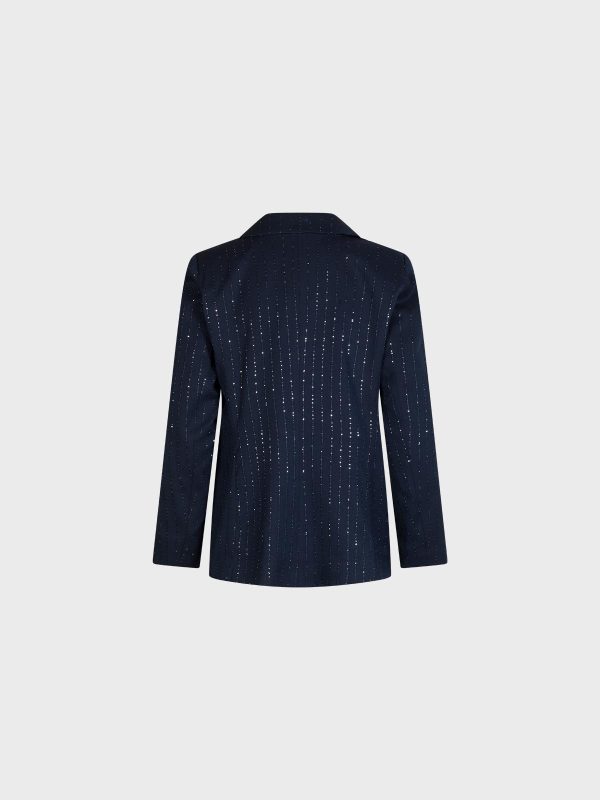 Giacca Gessato Paillettes