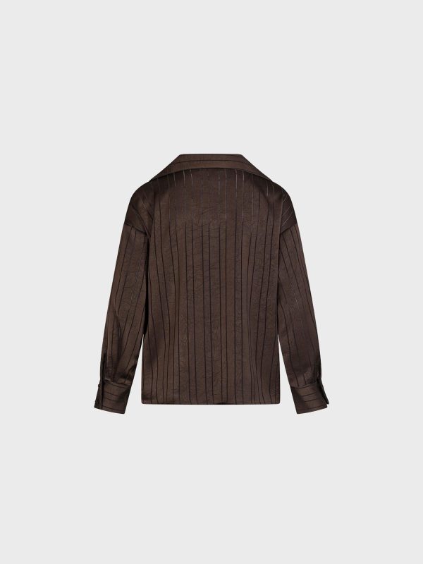 Blusa In Raso Gessato