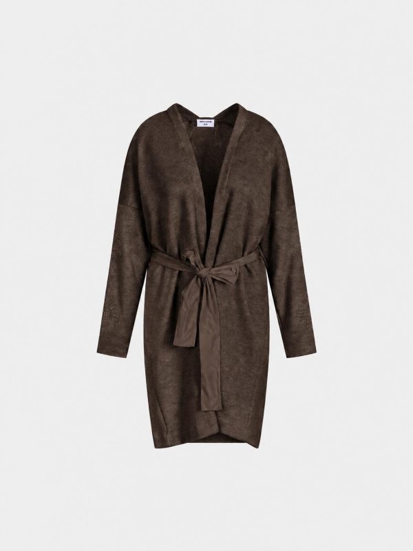 Cardigan Con Ricamo