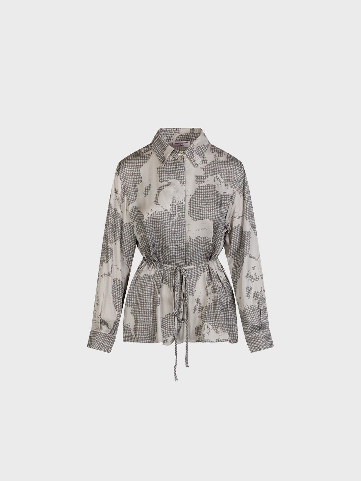 Camicia In Viscosa Stampata