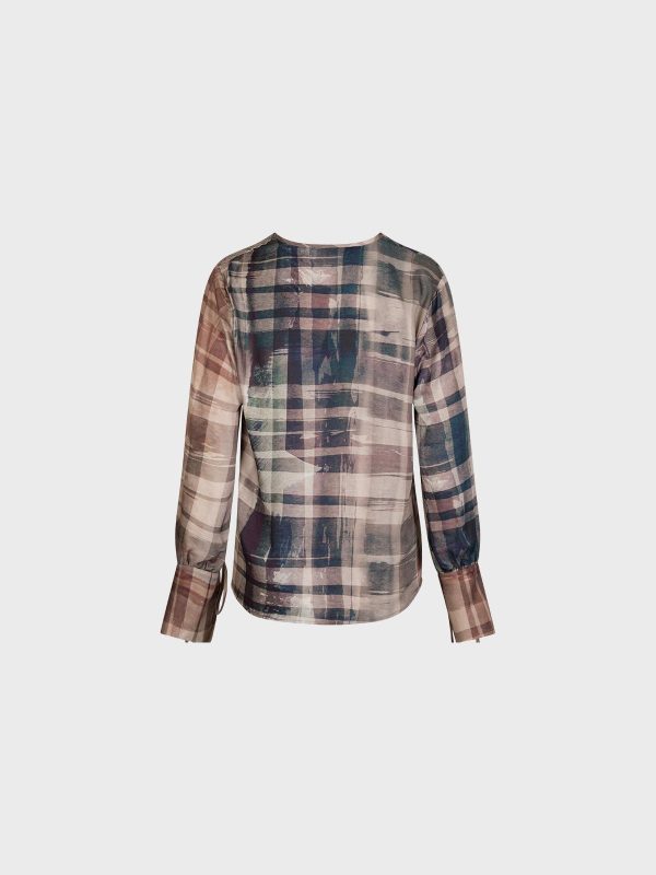 Blusa In Viscosa Stampata