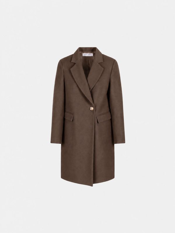 Cappotto In Misto Lana