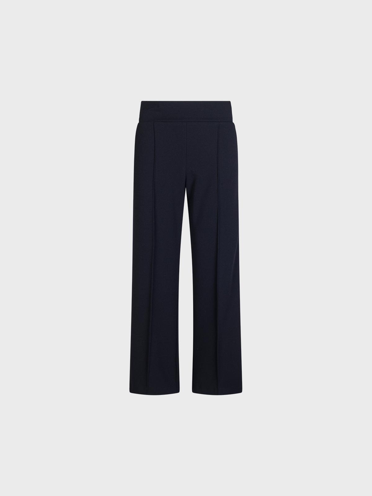 Pantalone In Crepe Con Banda Paillettes