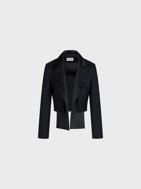 Bolero Con Revers In Raso
