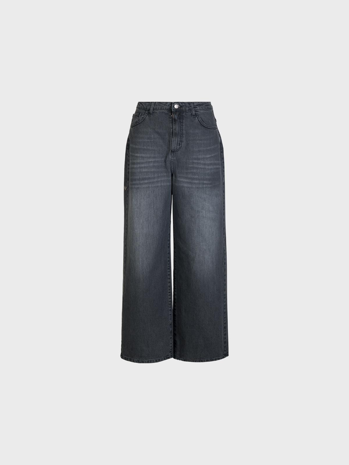 Denim Con Fianco Spostato