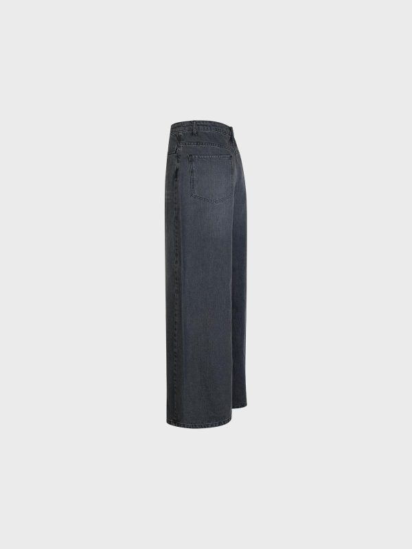 Denim Con Fianco Spostato