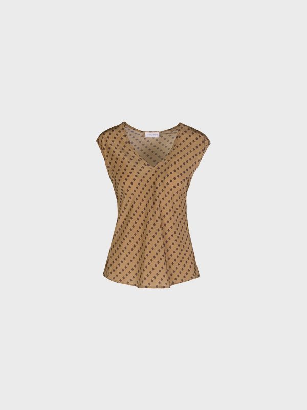 Blusa In Crepe Di Viscosa