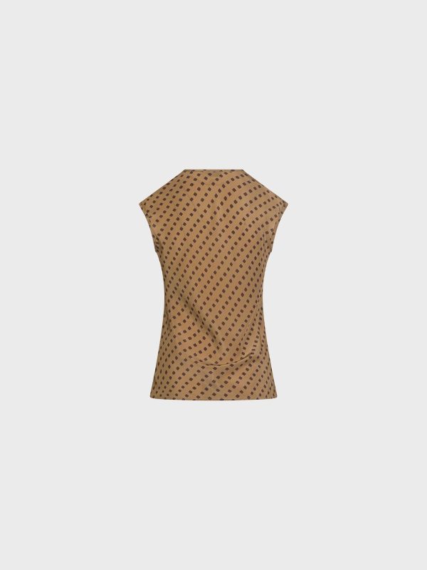 Blusa In Crepe Di Viscosa
