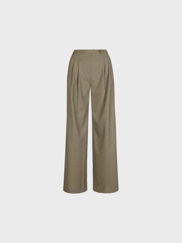 Pantalone In Micro Check