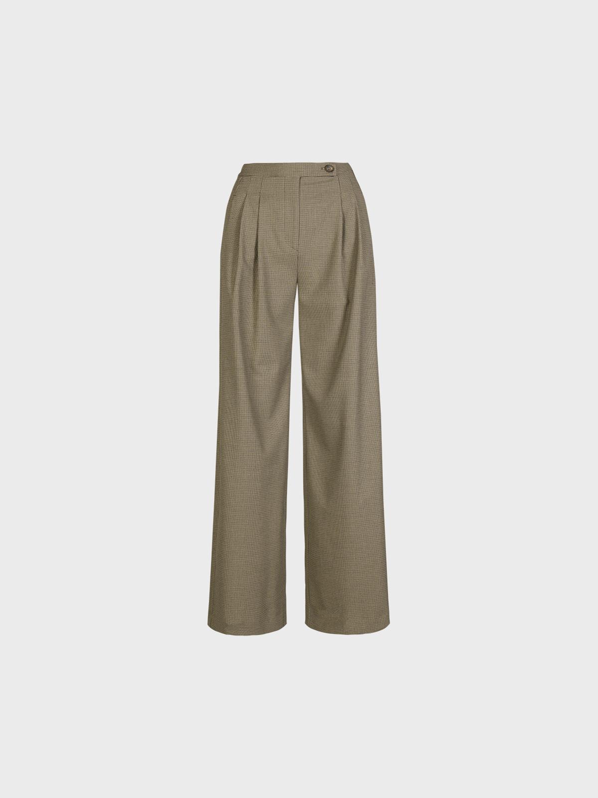 Pantalone In Micro Check