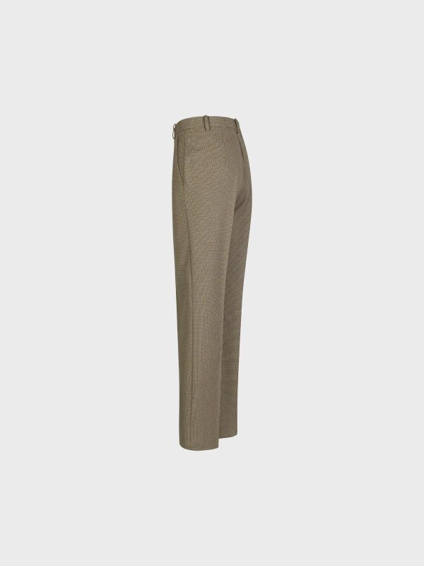 Pantalone In Micro Check