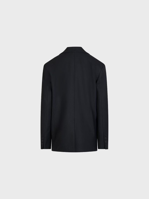 Blazer Con Rever In Satin